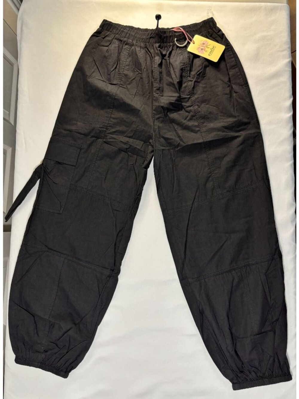 Entro Black Utility Cargo Pants Size S